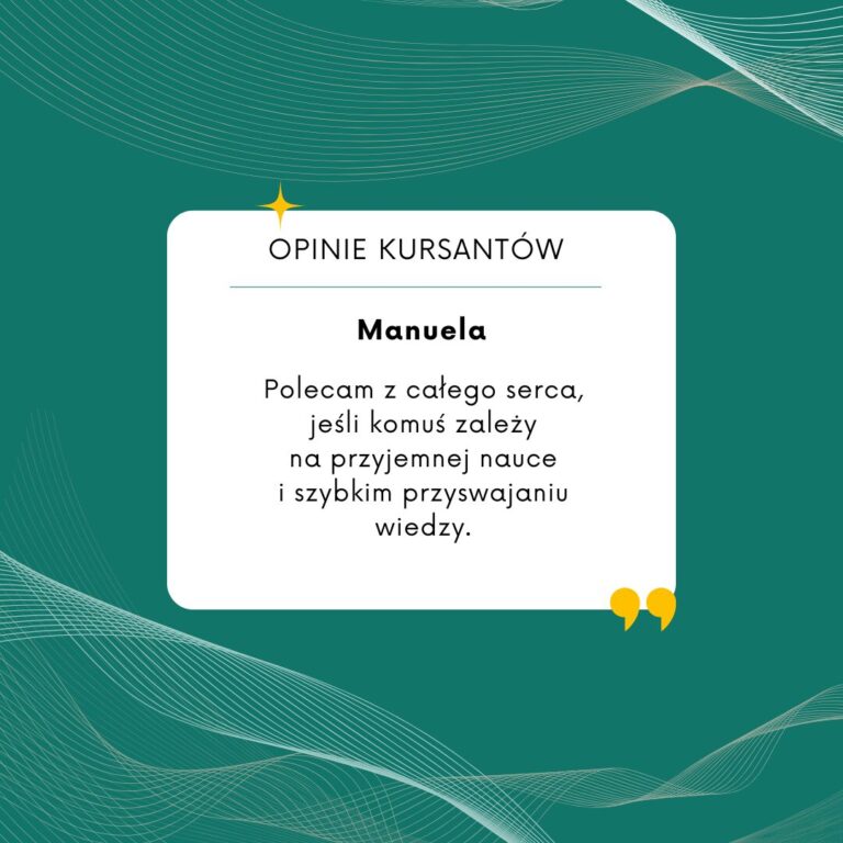 opinia o kursie 1