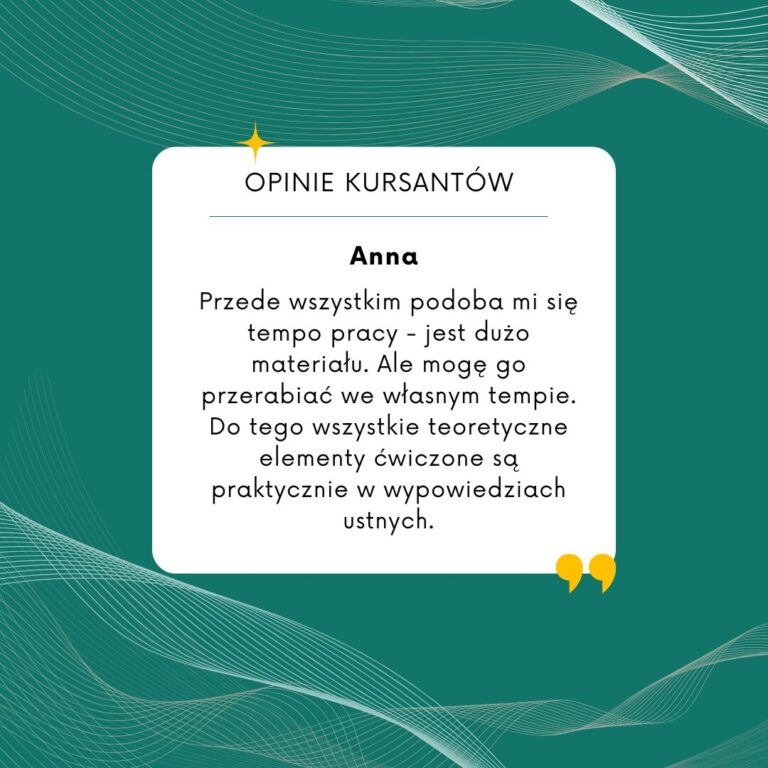 opinia o kursie 4